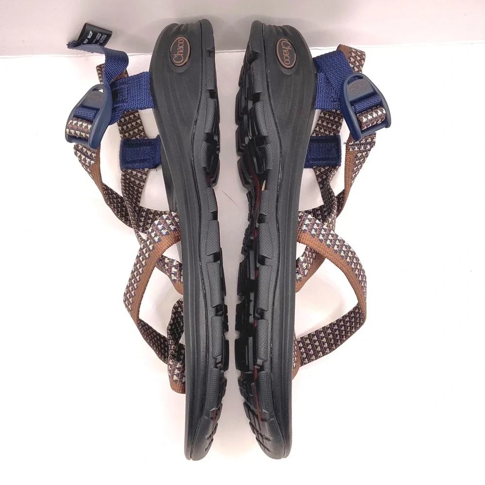 Chaco Men Z/Volv 2 Sandals 10 NWOB Traction Pinecone Strappy Hiking J106583